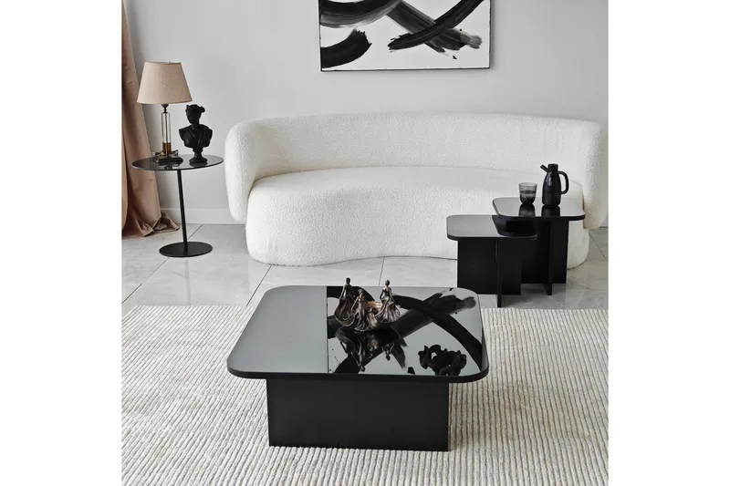 Moosonee Soffbord 80 cm - Svart - Möbler - Bord & matgrupper - Soffbord