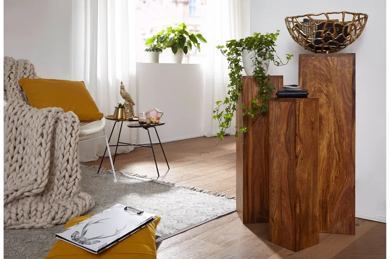 Morgillo Satsbord 3-pack - Trä/natur - Möbler - Bord & matgrupper - Soffbord