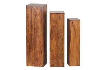 Morgillo Satsbord 3-pack - Trä/natur - Möbler - Bord & matgrupper - Soffbord