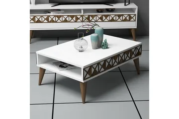 Muennink Soffbord 90 cm med Förvaring Hylla