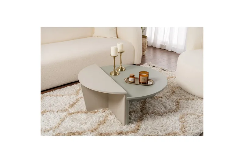 Soffbord Mukund Askgrön Sandsten - Askgrön Sandsten - Möbler - Bord & matgrupper - Soffbord