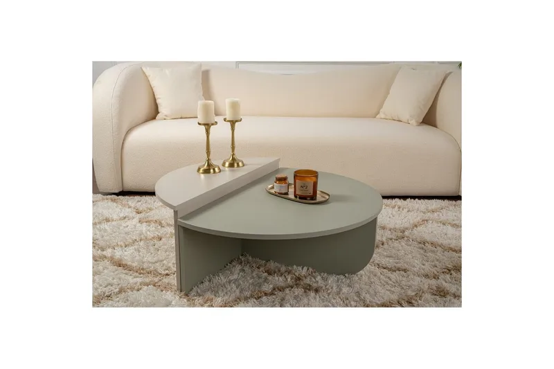 Soffbord Mukund Askgrön Sandsten - Askgrön Sandsten - Möbler - Bord & matgrupper - Soffbord