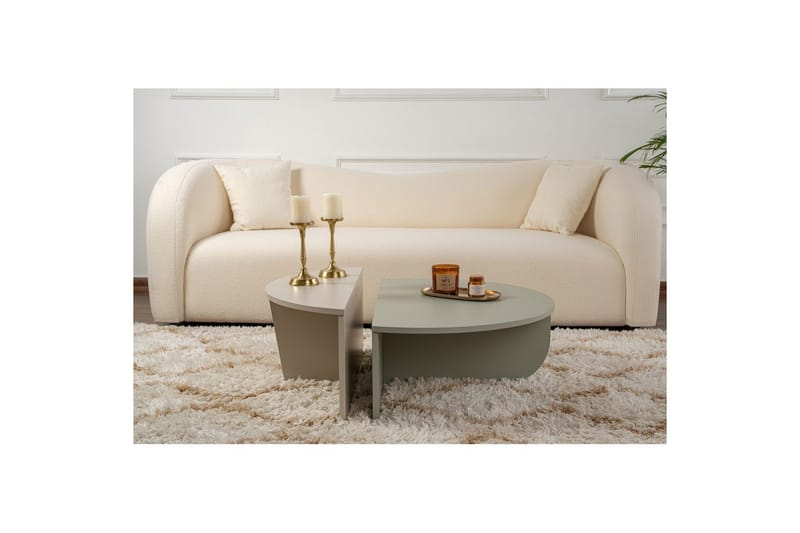 Soffbord Mukund Askgrön Sandsten - Askgrön Sandsten - Möbler - Bord & matgrupper - Soffbord