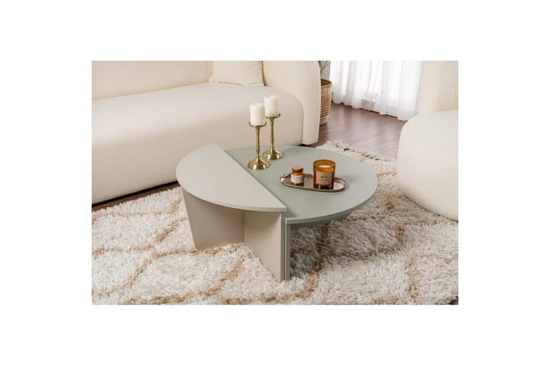 Soffbord Mukund Askgrön Sandsten - Askgrön Sandsten - Möbler - Bord & matgrupper - Soffbord