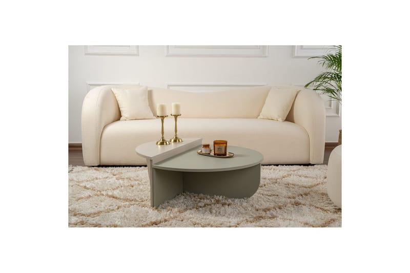 Soffbord Mukund Askgrön Sandsten - Askgrön Sandsten - Möbler - Bord & matgrupper - Soffbord