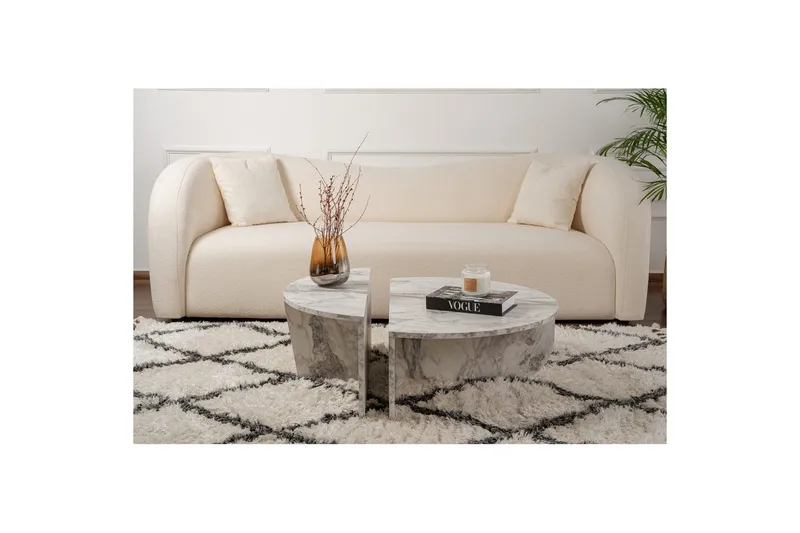 Soffbord Mukund Freesia Marble - Freesia Marble - Möbler - Bord & matgrupper - Soffbord