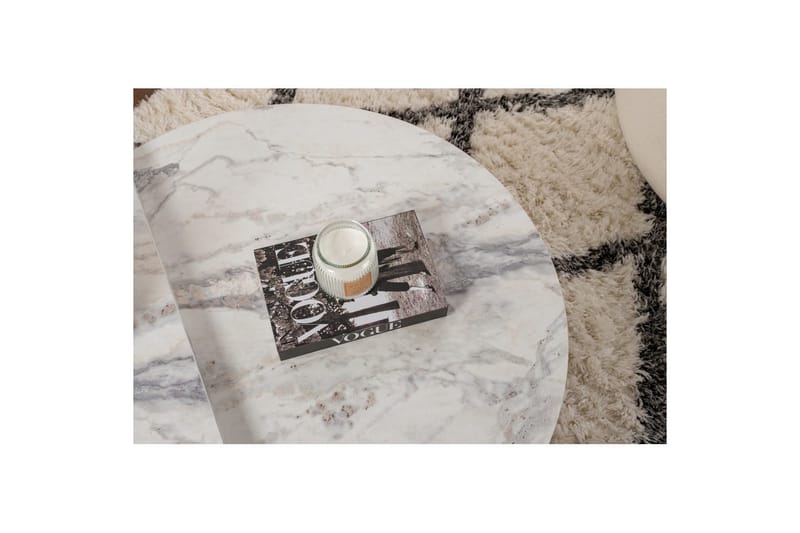 Soffbord Mukund Freesia Marble - Freesia Marble - Möbler - Bord & matgrupper - Soffbord