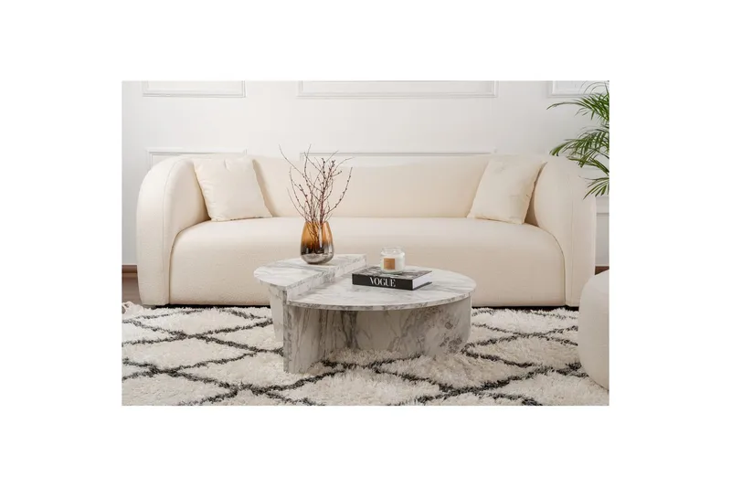 Soffbord Mukund Freesia Marble - Freesia Marble - Möbler - Bord & matgrupper - Soffbord