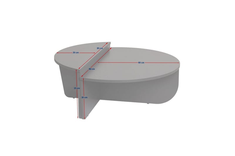 Soffbord Mukund Grå - Grå - Möbler - Bord & matgrupper - Soffbord