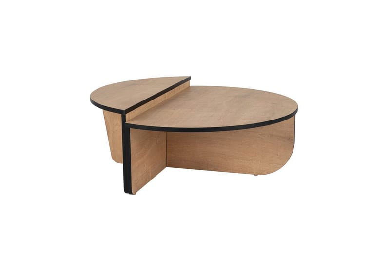 Soffbord Mukund Honey Oak Black - Honey Oak Black - Möbler - Bord & matgrupper - Soffbord