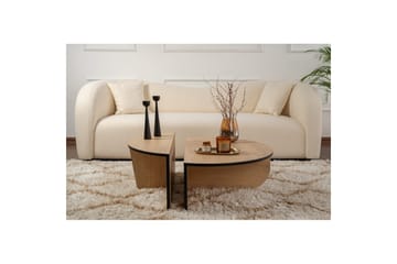 Soffbord Mukund Honey Oak Black - Honey Oak Black - Möbler - Bord & matgrupper - Soffbord