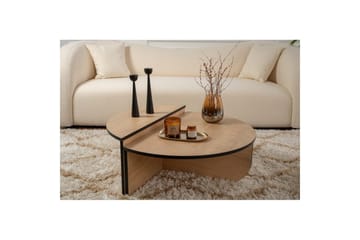 Soffbord Mukund Honey Oak Black - Honey Oak Black - Möbler - Bord & matgrupper - Soffbord