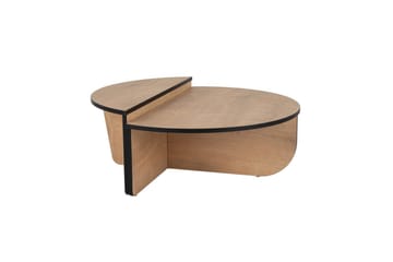 Soffbord Mukund Honey Oak Black