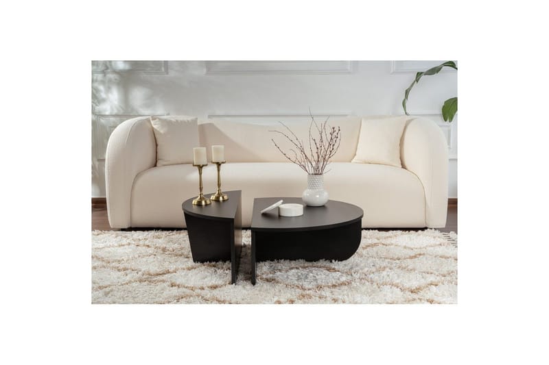 Soffbord Mukund Trä Svart - Trä Svart - Möbler - Bord & matgrupper - Soffbord