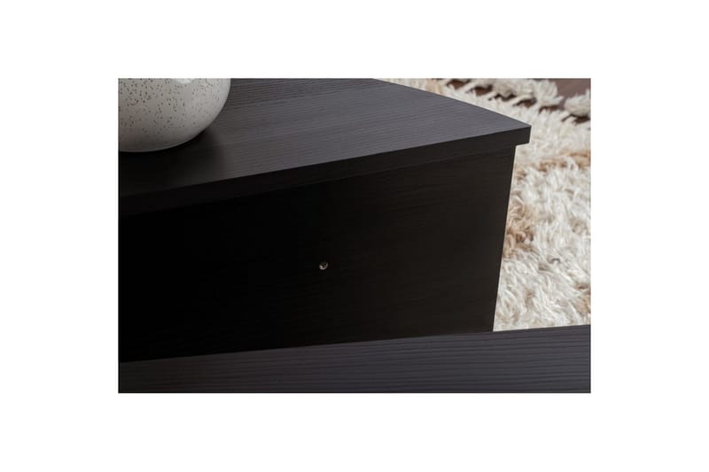 Soffbord Mukund Trä Svart - Trä Svart - Möbler - Bord & matgrupper - Soffbord