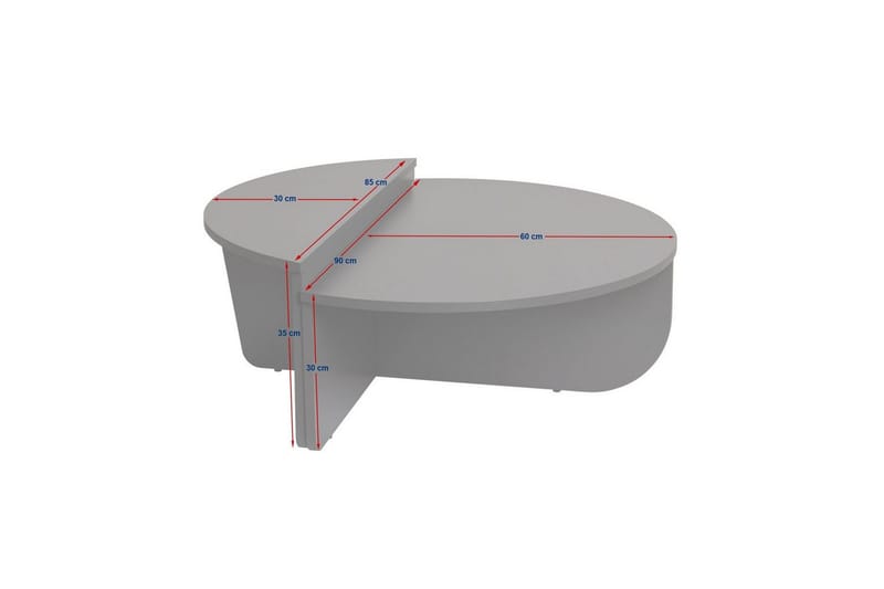 Soffbord Mukund Trä Vit - Trä Vit - Möbler - Bord & matgrupper - Soffbord