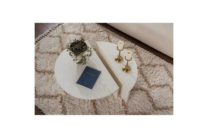 Soffbord Mukund Trä Vit - Trä Vit - Möbler - Bord & matgrupper - Soffbord