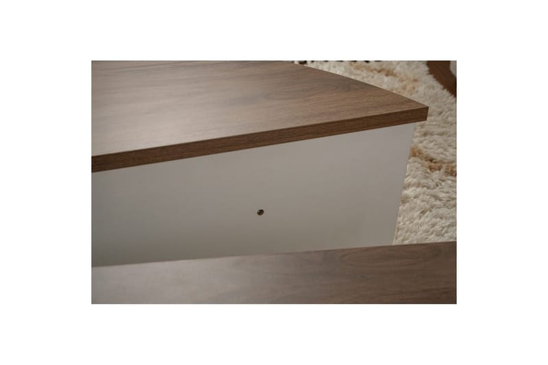 Soffbord Mukund Valnöt Vit - Valnöt Vit - Möbler - Bord & matgrupper - Soffbord