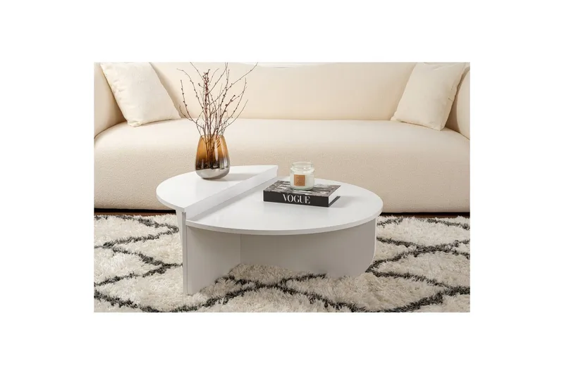 Soffbord Mukund Vit - Vit - Möbler - Bord & matgrupper - Soffbord