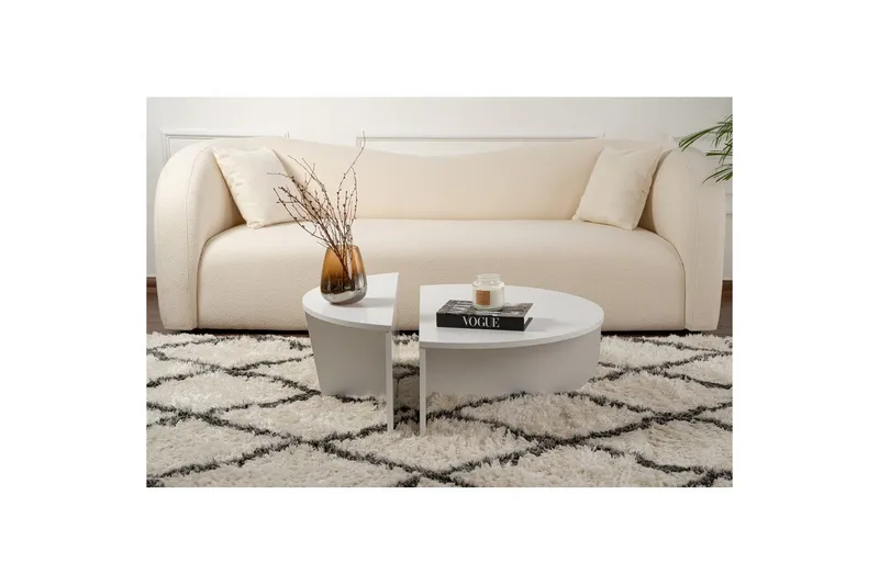 Soffbord Mukund Vit - Vit - Möbler - Bord & matgrupper - Soffbord