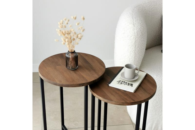 Mumondo Soffbord 35x35x35 cm Runt - Brun - Möbler - Bord & matgrupper - Soffbord