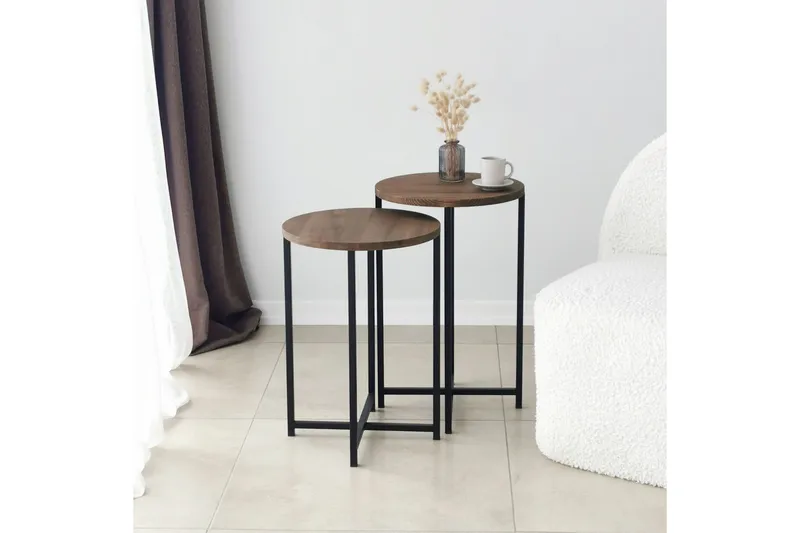 Mumondo Soffbord 35x35x35 cm Runt - Brun - Möbler - Bord & matgrupper - Soffbord