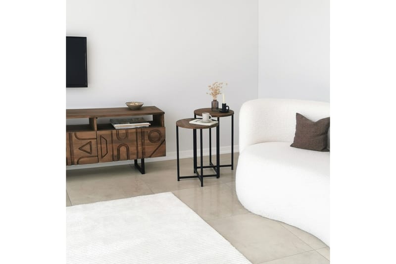 Mumondo Soffbord 35x35x35 cm Runt - Brun - Möbler - Bord & matgrupper - Soffbord