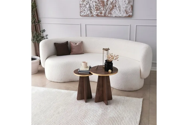 Munne Soffbord 40 cm - Valnöt - Möbler - Bord & matgrupper - Soffbord