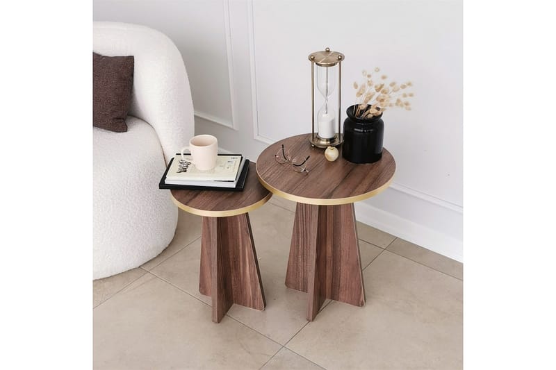 Munne Soffbord 40 cm - Valnöt - Möbler - Bord & matgrupper - Soffbord