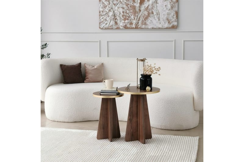 Munne Soffbord 40 cm - Valnöt - Möbler - Bord & matgrupper - Soffbord