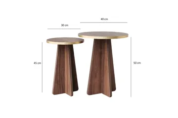 Munne Soffbord 40 cm - Valnöt - Möbler - Bord & matgrupper - Soffbord