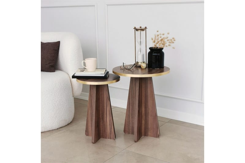 Munne Soffbord 40 cm - Valnöt - Möbler - Bord & matgrupper - Soffbord