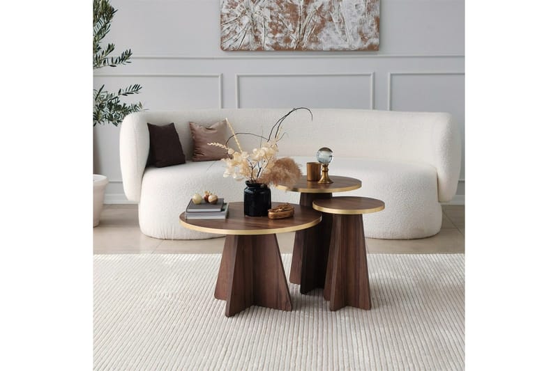 Munne Soffbord 40 cm - Valnöt - Möbler - Bord & matgrupper - Soffbord