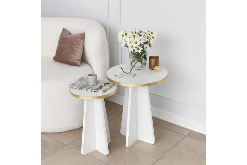 Munne Soffbord 40 cm - Vit - Möbler - Bord & matgrupper - Soffbord