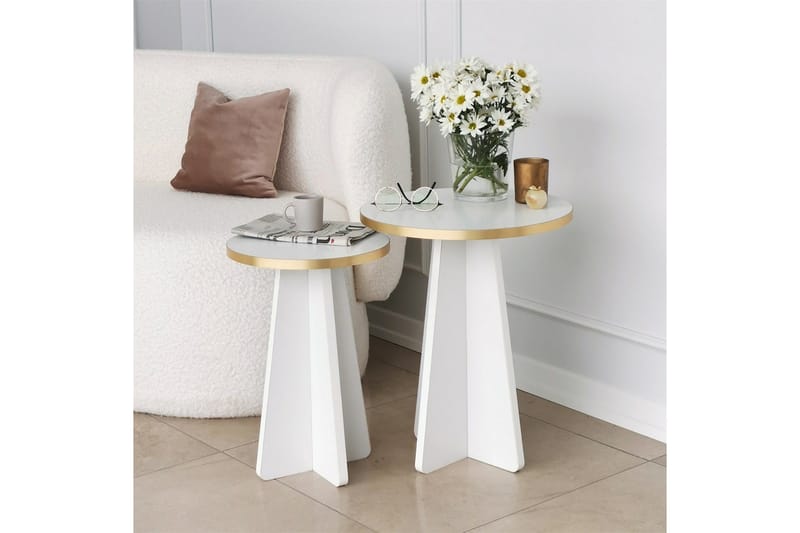 Munne Soffbord 40 cm - Vit - Möbler - Bord & matgrupper - Soffbord
