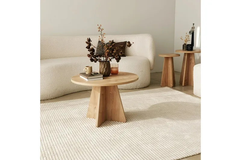 Munne Soffbord 60 cm - Ek - Möbler - Bord & matgrupper - Soffbord