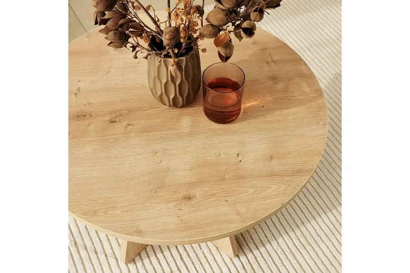 Munne Soffbord 60 cm - Ek - Möbler - Bord & matgrupper - Soffbord