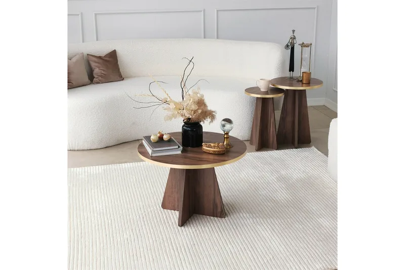 Munne Soffbord 60 cm - Valnöt - Möbler - Bord & matgrupper - Soffbord