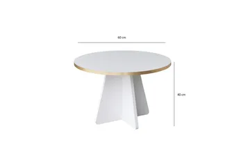 Munne Soffbord 60 cm - Vit - Möbler - Bord & matgrupper - Soffbord