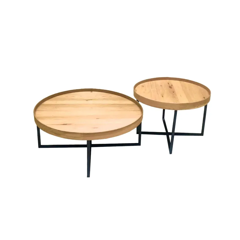 Soffbord Music 2-delars set 70x46, 50x38 - Ek - Möbler - Bord & matgrupper - Soffbord