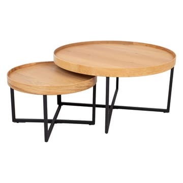 Soffbord Music 2-delars set ek 60x38, 90x46 - Ek - Möbler - Bord & matgrupper - Soffbord