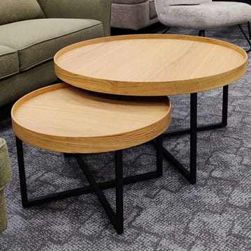 Soffbord Music 2-delars set ek 60x38, 90x46 - Ek - Möbler - Bord & matgrupper - Soffbord