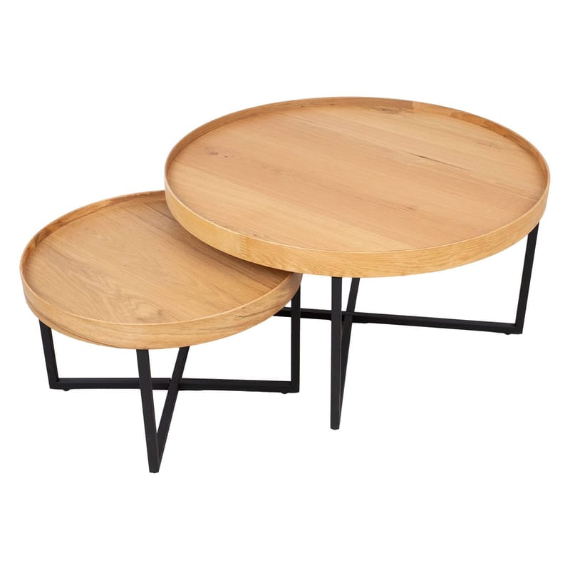 Soffbord Music 2-delars set ek 60x38, 90x46 - Ek - Möbler - Bord & matgrupper - Soffbord