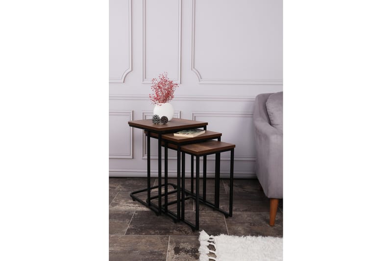 Nagako Satsbord Brun/Svart - Hanah Home - Möbler - Bord & matgrupper - Soffbord