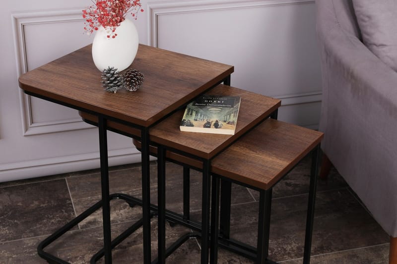 Nagako Satsbord Brun/Svart - Hanah Home - Möbler - Bord & matgrupper - Soffbord