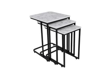 Nagako Satsbord Vit/Svart - Hanah Home - Möbler - Bord & matgrupper - Soffbord