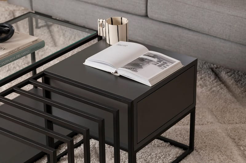 Natsumi Soffbord 90 cm - Svart - Möbler - Bord & matgrupper - Soffbord