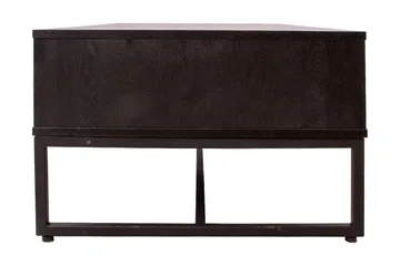 Nauerna Soffbord 110 cm med Förvaring 2 Lådor - Ekfärg/Svart - Möbler - Bord & matgrupper - Soffbord