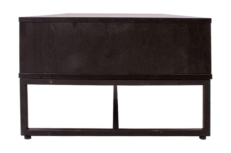 Nauerna Soffbord 110 cm med Förvaring 2 Lådor - Ekfärg/Svart - Möbler - Bord & matgrupper - Soffbord