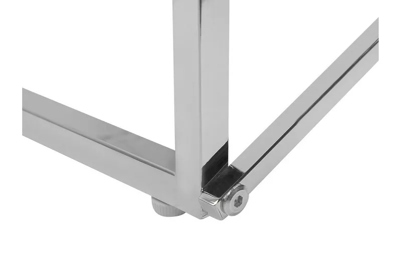 Nod Soffbord 100 cm Marmormönster - Vit/Silver - Möbler - Bord & matgrupper - Soffbord